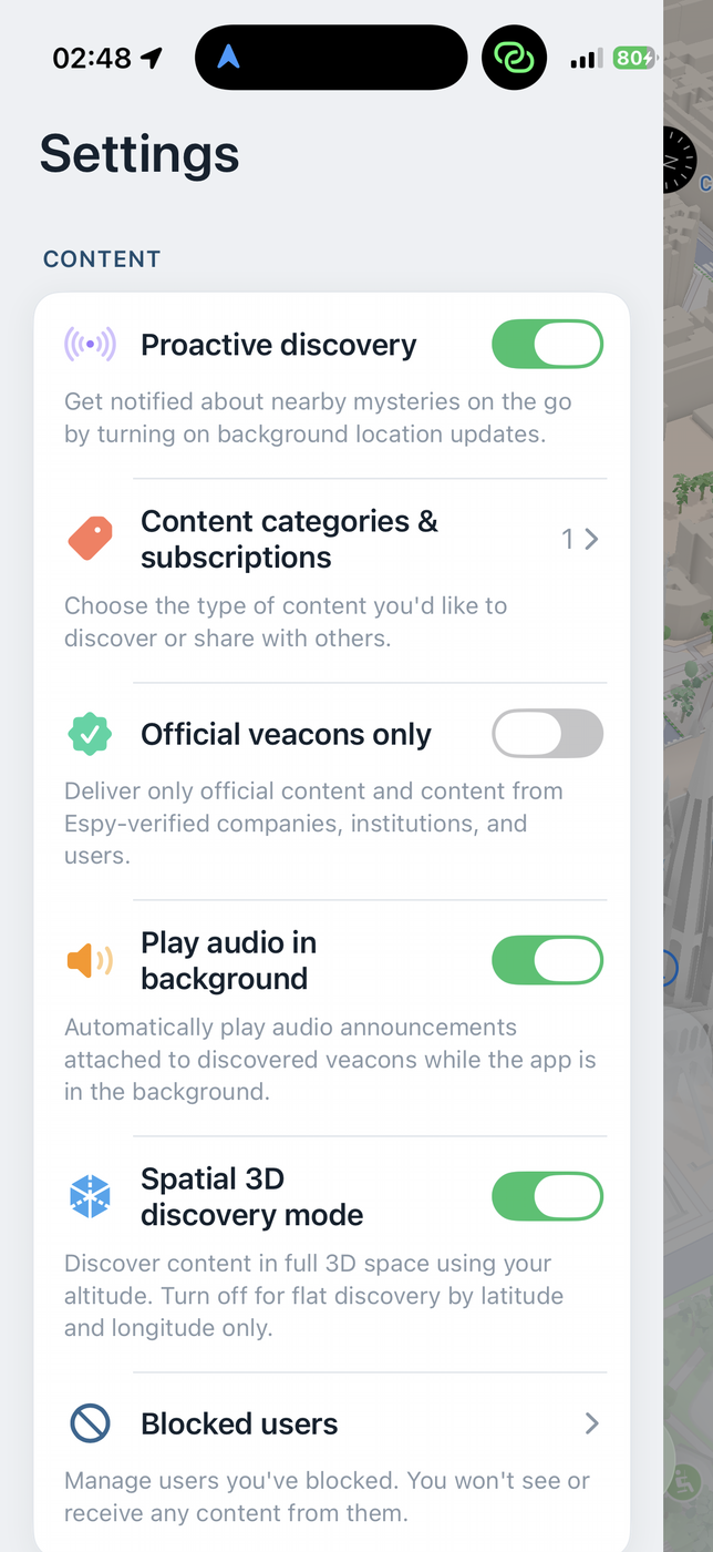 Assets / Use its available actions