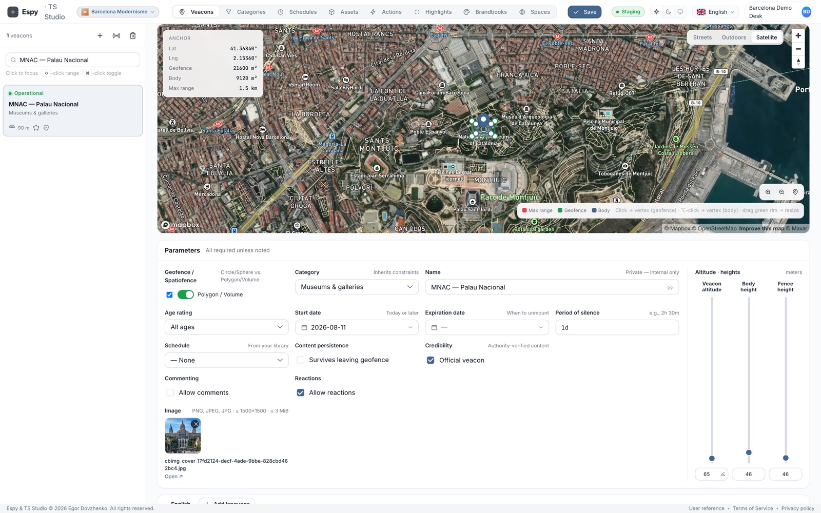 TS Studio / Geofencing & 3D